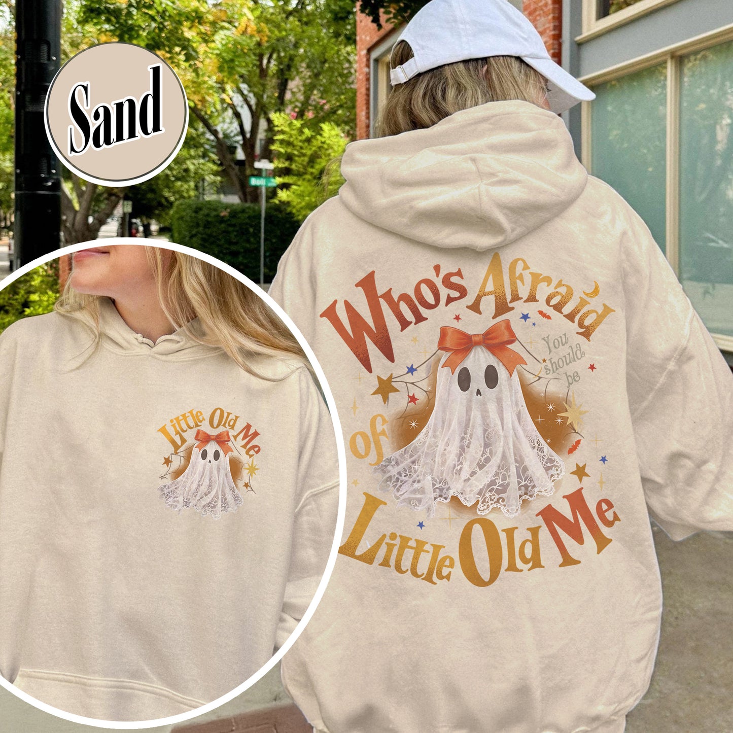 Halloween Ghost Hoodie, Whos Afraid of Little Old Me Hoodie, Will You Should Be Hoodie