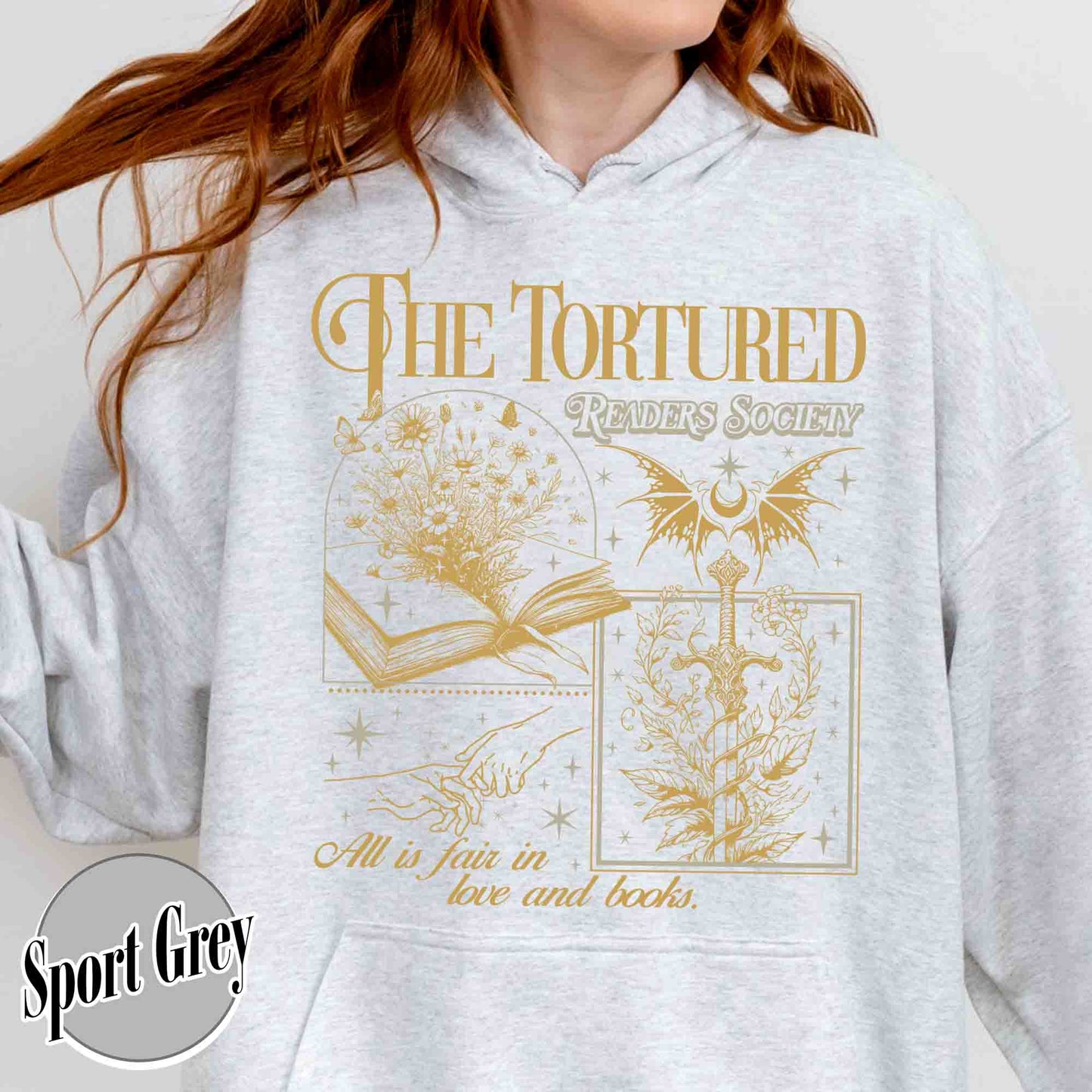 Book Lover Hoodie, the Tortured Readers Society Hoodie, the Tortured Poets Social Club