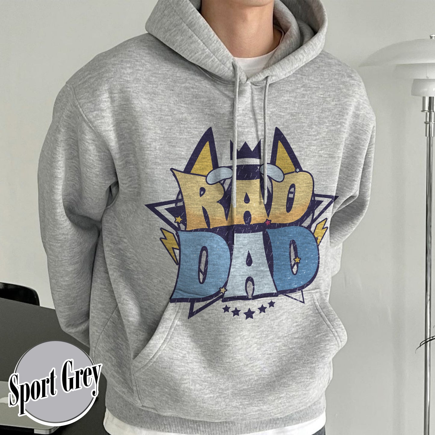 Rad Dad Hoodie, Fathers Day Gift, Rad Like Dad Hoodie, Dad Matching Hoodie, Cool Dads Club, Kids Hoodie For Fathers Day, The Girl Father Hoodie