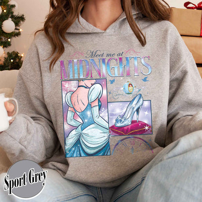 Meet Me at Midnight Hoodie, Vacation Hoodie, Magical Place on Earth Hoodie, Midnights Hoodie, Concert Outfit, Princess Hoodie for Magic Kingdom