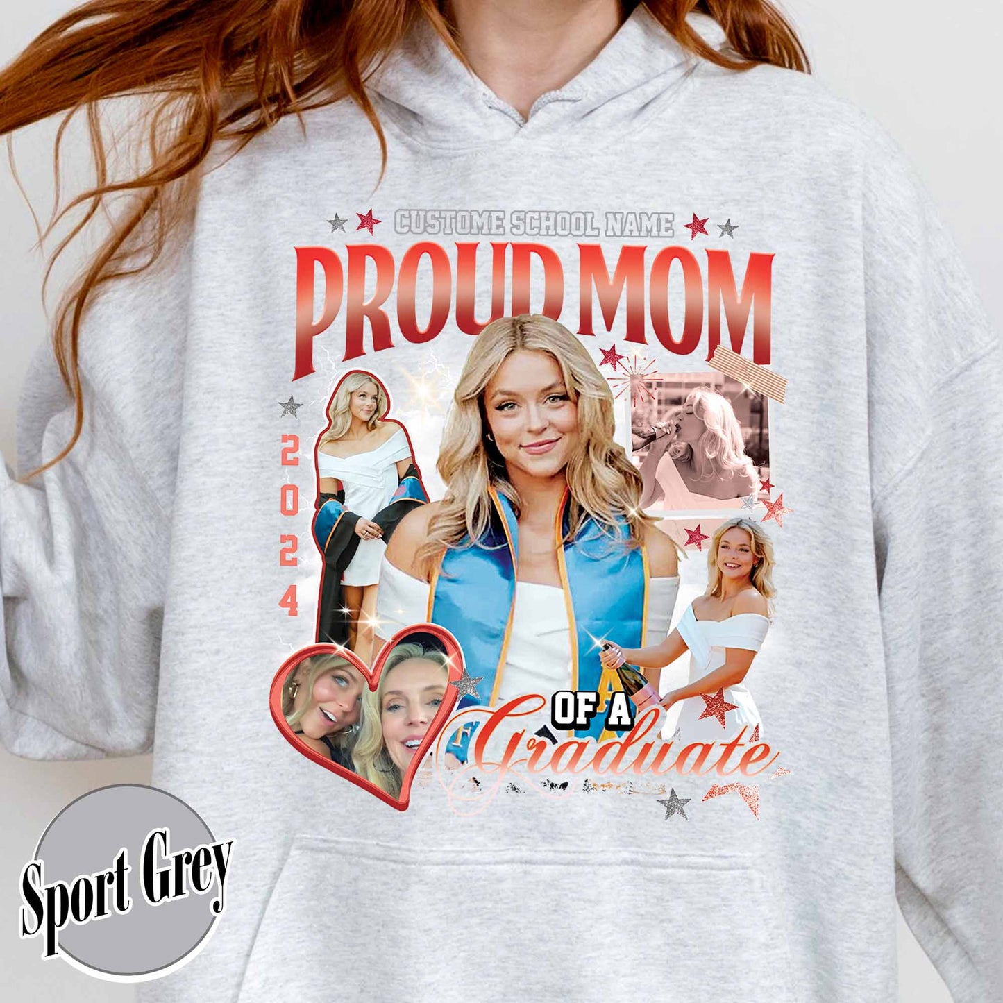 Custom Family Graduation Hoodie, Senior 2025 Family Matching Hoodie, Class of 2025 Family Graduation Shirts, Custom Graduation Shirts Photos