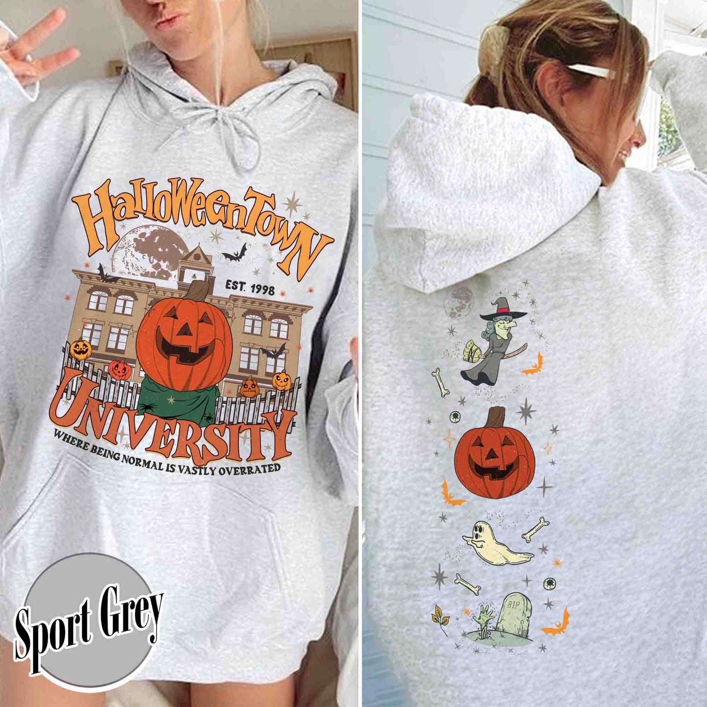 Halloween Hoodie, Halloweentown Est 1998 Hoodie, Halloweentown University Hoodie