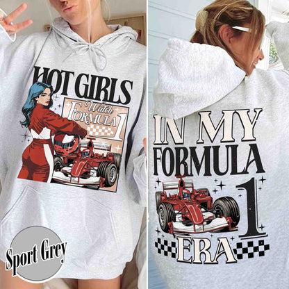 Trending Hoodie, Hot Girls Watch F1 Hoodie, Sundays Are for Formula One Hoodie, F1 Car Hoodie