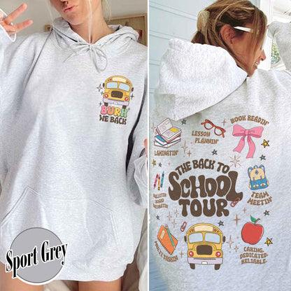 Bruh We Are Back Hoodie, Teacher Hoodie, Love My Students, Back to School Hoodie, Coquette Teacher, Teach Love Inspire, Teacher Gift