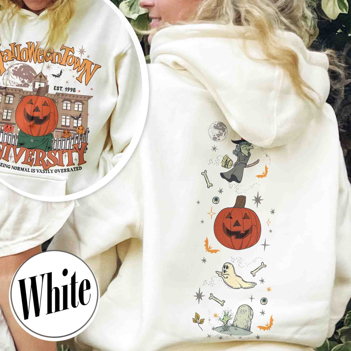 Halloween Hoodie, Halloweentown Est 1998 Hoodie, Halloweentown University Hoodie