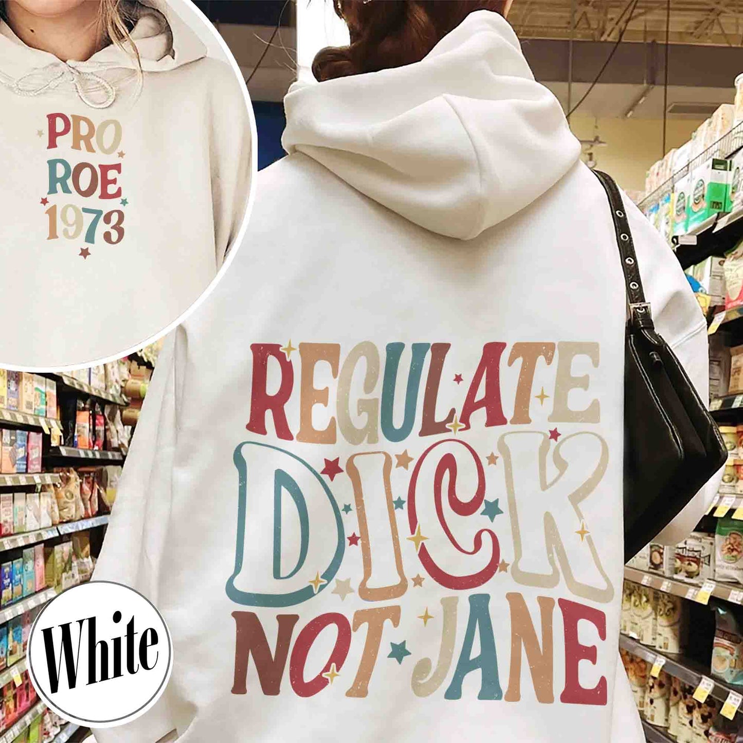 Feminism Hoodie, Regulate Dick Not Jane Hoodie, Reproductive Rights, Roe v Wade Hoodie, Abortion Rights