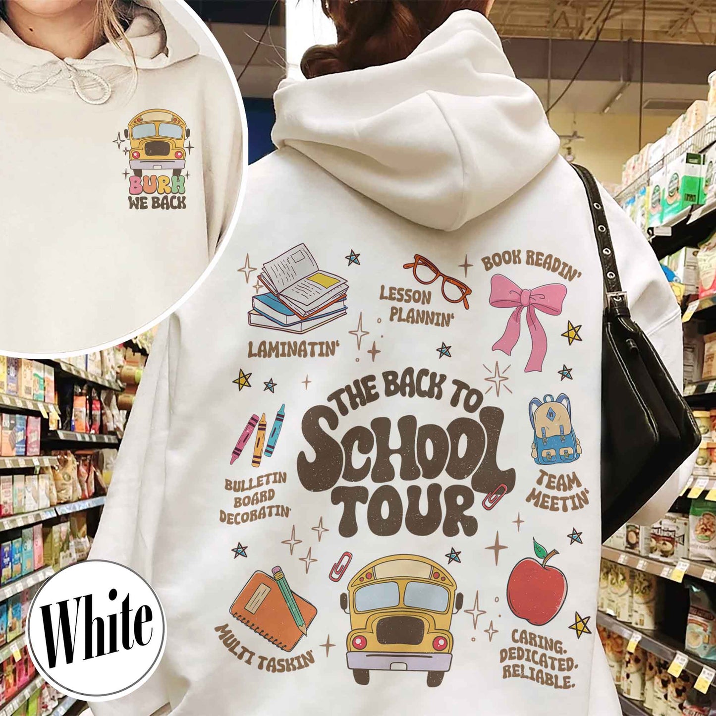 Bruh We Are Back Hoodie, Teacher Hoodie, Love My Students, Back to School Hoodie, Coquette Teacher, Teach Love Inspire, Teacher Gift
