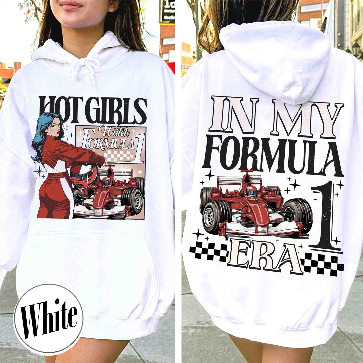 Trending Hoodie, Hot Girls Watch F1 Hoodie, Sundays Are for Formula One Hoodie, F1 Car Hoodie