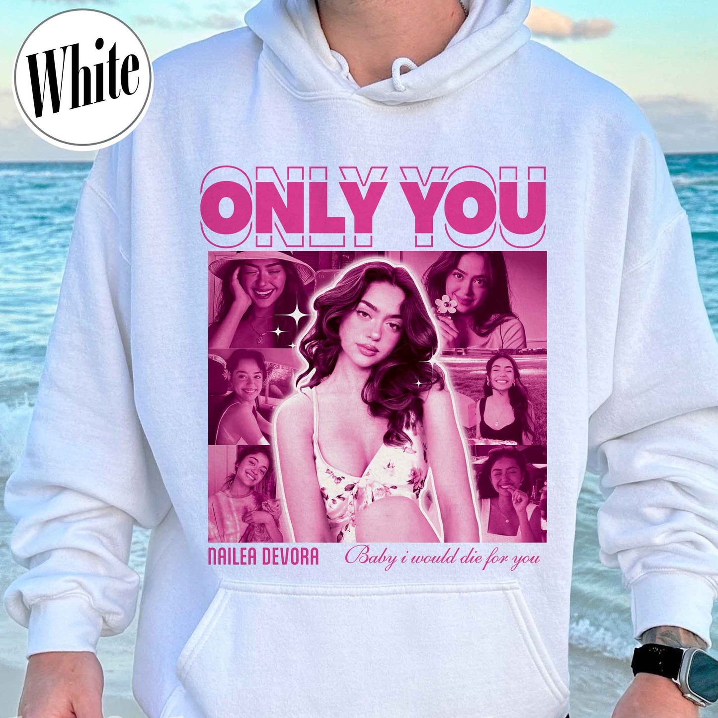 Valentine’s Day Hoodie, Only You Photo Custom Hoodie, Custom Hoodie With Picture for Boyfriend