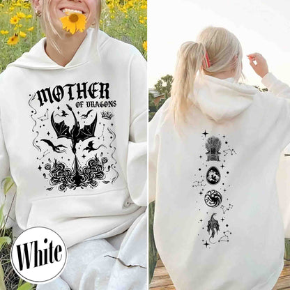 Mother Of Dragons Hoodie, Mother Of The Dragons, GoT Gift, Dragon Hoodie, Dragon Lover Shirt, Gift For Her