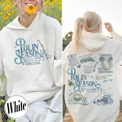 Penelope Colin Bridgerton Season 3 Hoodie, Polin Season, Penelope And Colin Hoodie, Spill The Tea Lady Whistledown's Society Papers Hoodie