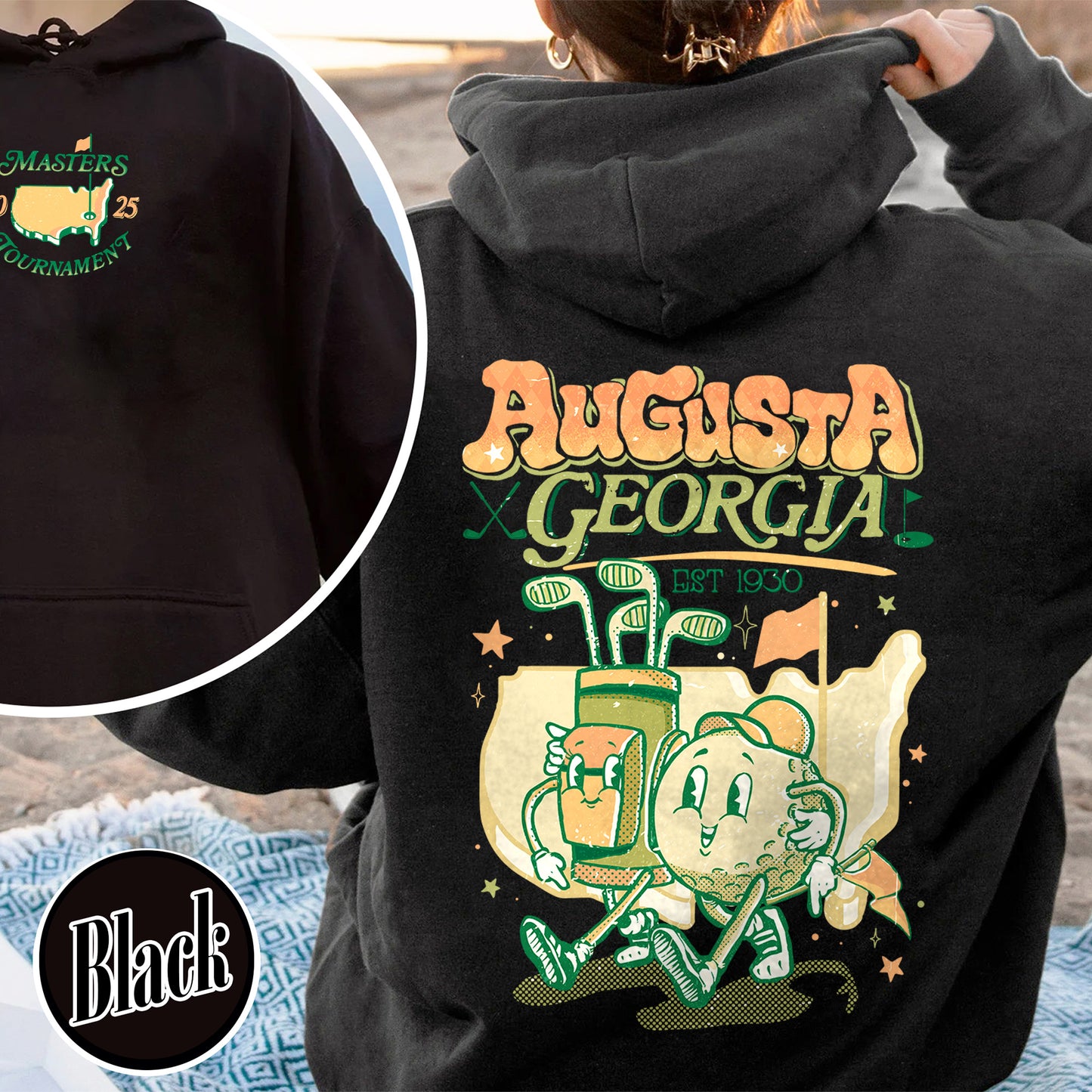 The Masters Golf Hoodie, Masters Golf Hoodie, Vintage Golf Hoodie