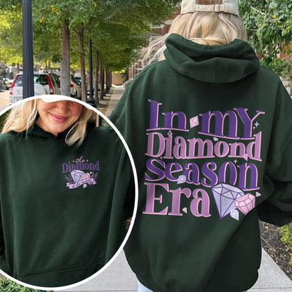In My Diamond Season Era, Bridgerton Inspired Regency Aesthetic for Book Lover Hoodie