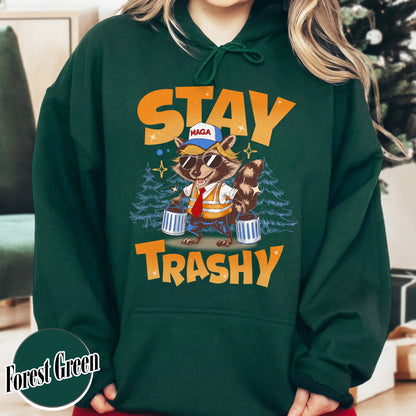 Stay Trashy Raccoon Hoodie, Garbage Man in Trash Truck Shirt, Raccoon Support Shirt, Time To Take Out the Garbage Shirt, Garbage Team Hoodie