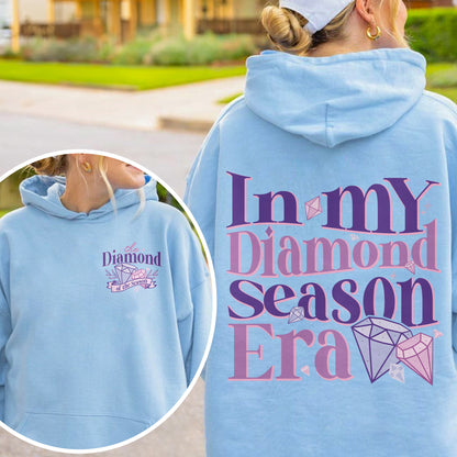 In My Diamond Season Era, Bridgerton Inspired Regency Aesthetic for Book Lover Hoodie