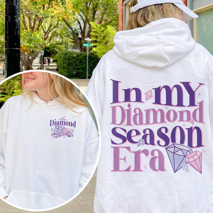 In My Diamond Season Era, Bridgerton Inspired Regency Aesthetic for Book Lover Hoodie