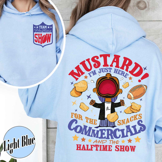 Halftime Show Hoodie,NFL Hoodie,Super Bowl Hoodie,Kendrick Lamar MUSTARD Meme Hoodie
