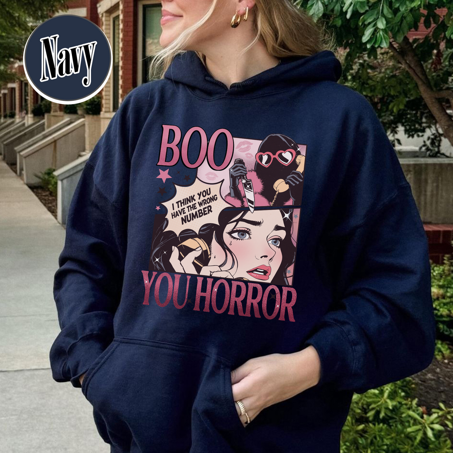 Halloween Hoodie, Boo Your Horror Halloween Hoodie, Horror Hoodie, Halloween Gift, Stay Spooky Hoodie