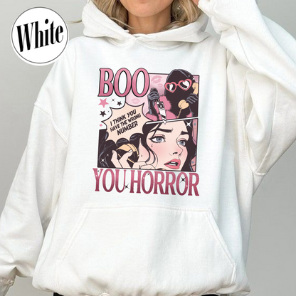 Halloween Hoodie, Boo Your Horror Halloween Hoodie, Horror Hoodie, Halloween Gift, Stay Spooky Hoodie
