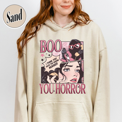 Halloween Hoodie, Boo Your Horror Halloween Hoodie, Horror Hoodie, Halloween Gift, Stay Spooky Hoodie