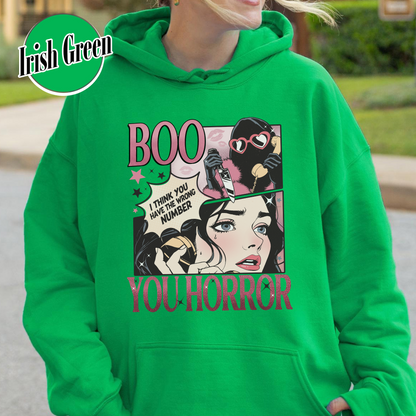 Halloween Hoodie, Boo Your Horror Halloween Hoodie, Horror Hoodie, Halloween Gift, Stay Spooky Hoodie