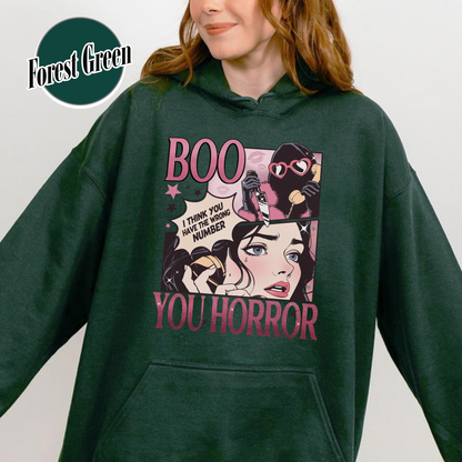 Halloween Hoodie, Boo Your Horror Halloween Hoodie, Horror Hoodie, Halloween Gift, Stay Spooky Hoodie