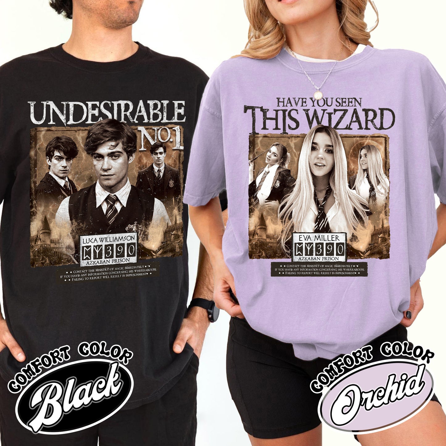 Harry Potter Inspired Comfort Color Shirt, Personalize Photo Wizard shirt, Have You Seen This Wizard Shirt