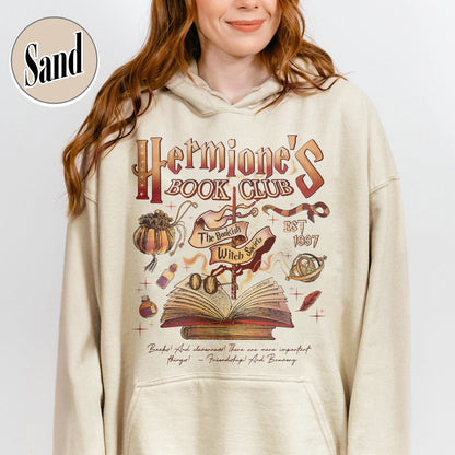 Hermione's Book Club Hoodie,The Bookish Witch Society Hoodie,Book Club Hoodie, HP Hoodie