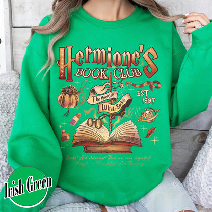 Hermione's Book Club Sweatshirt,The Bookish Witch Society Sweatshirt,Book Club Sweatshirt, HP Sweatshirt
