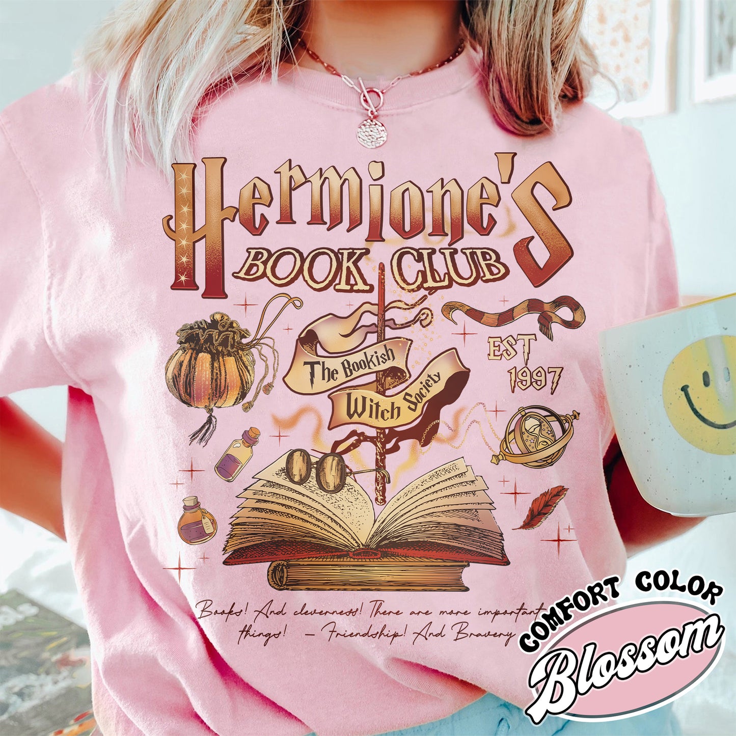 Hermione's Book Club Shirt,The Bookish Witch Society Shirt,Book Club Comfort Colors Shirt, HP Shirt