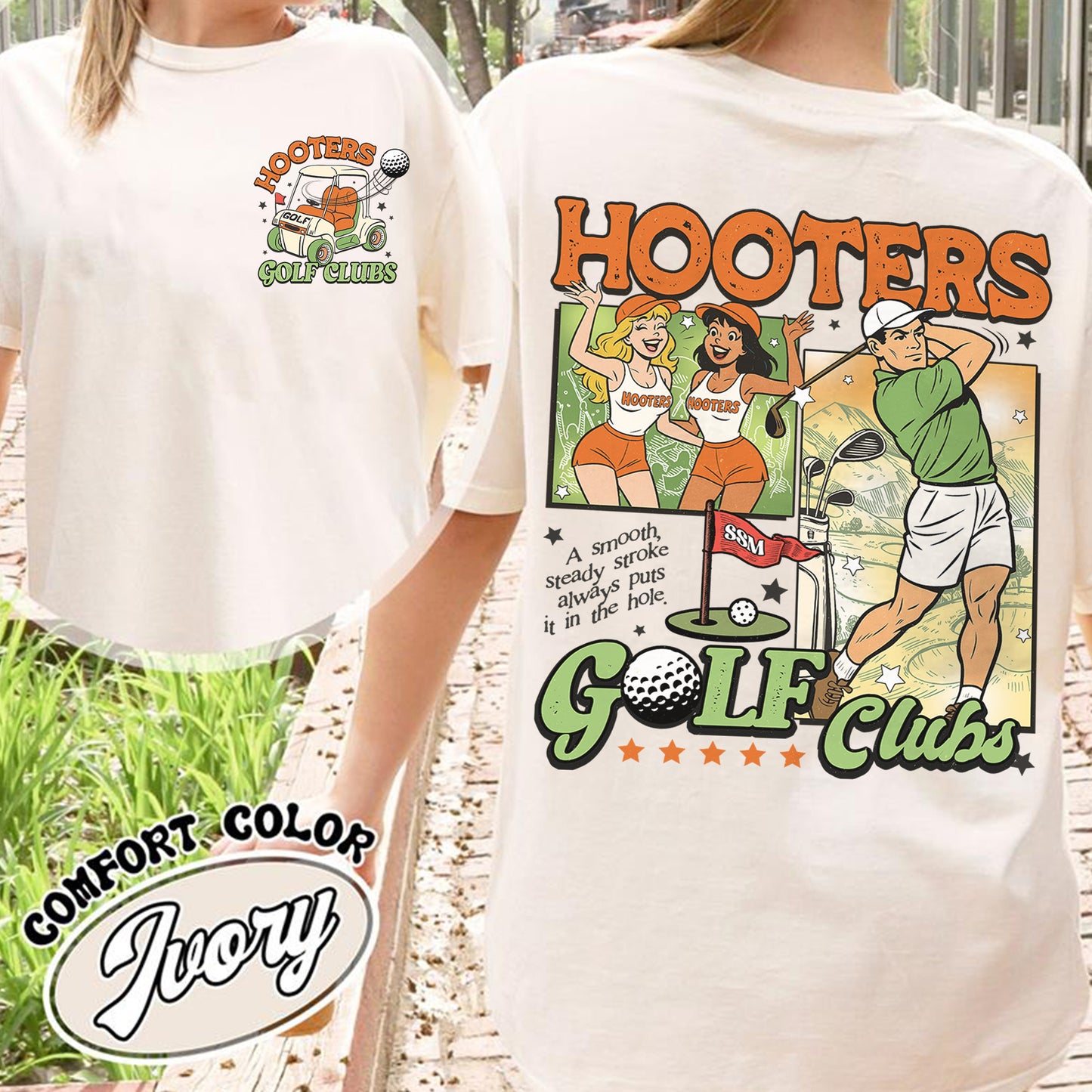 Hooters Golf Club Tshirt, PGA Championship Shirt, Golf Tournament Shirt, Augusta National Golf Classic Shirt, Masters Golf T-Shirt, Gift for Men
