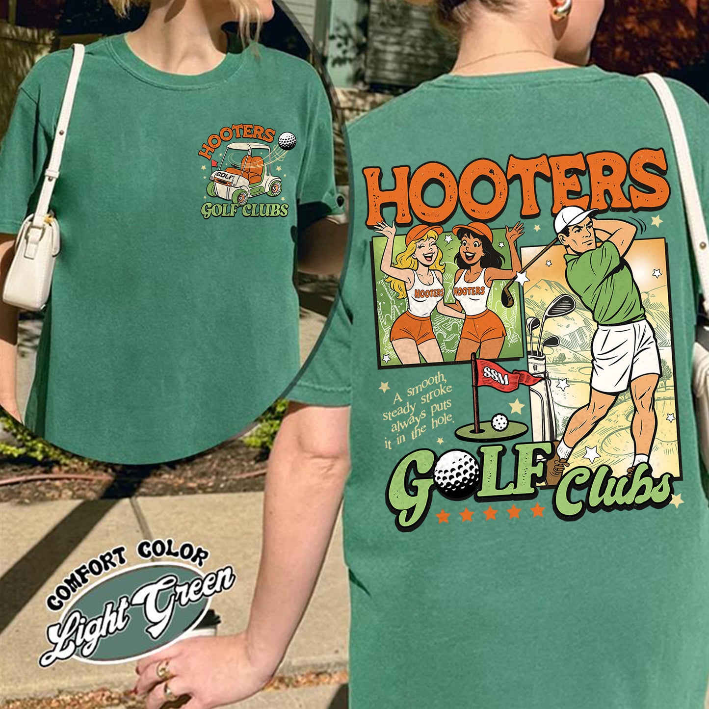 Hooters Golf Club Tshirt, PGA Championship Shirt, Golf Tournament Shirt, Augusta National Golf Classic Shirt, Masters Golf T-Shirt, Gift for Men