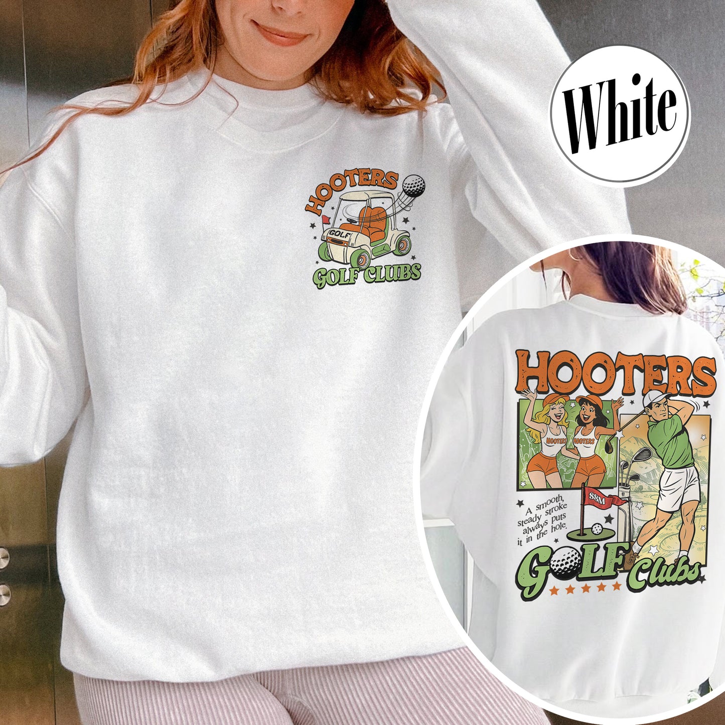 Hooters Golf Club Sweatshirt, PGA Championship Sweatshirt, Golf Tournament Sweatshirt, Augusta National Golf Classic Sweatshirt, Masters Golf Sweatshirt, Gift for Men