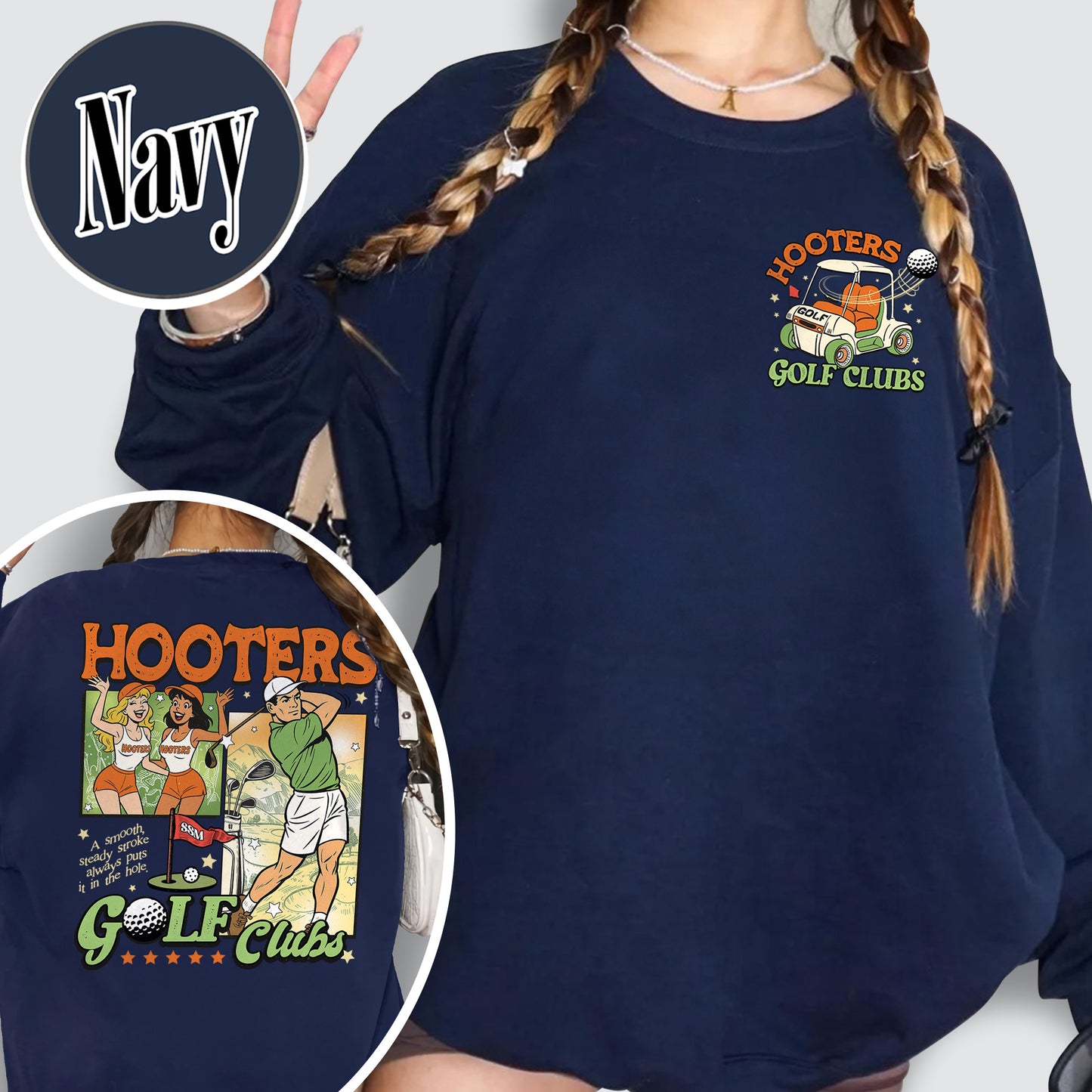 Hooters Golf Club Sweatshirt, PGA Championship Sweatshirt, Golf Tournament Sweatshirt, Augusta National Golf Classic Sweatshirt, Masters Golf Sweatshirt, Gift for Men