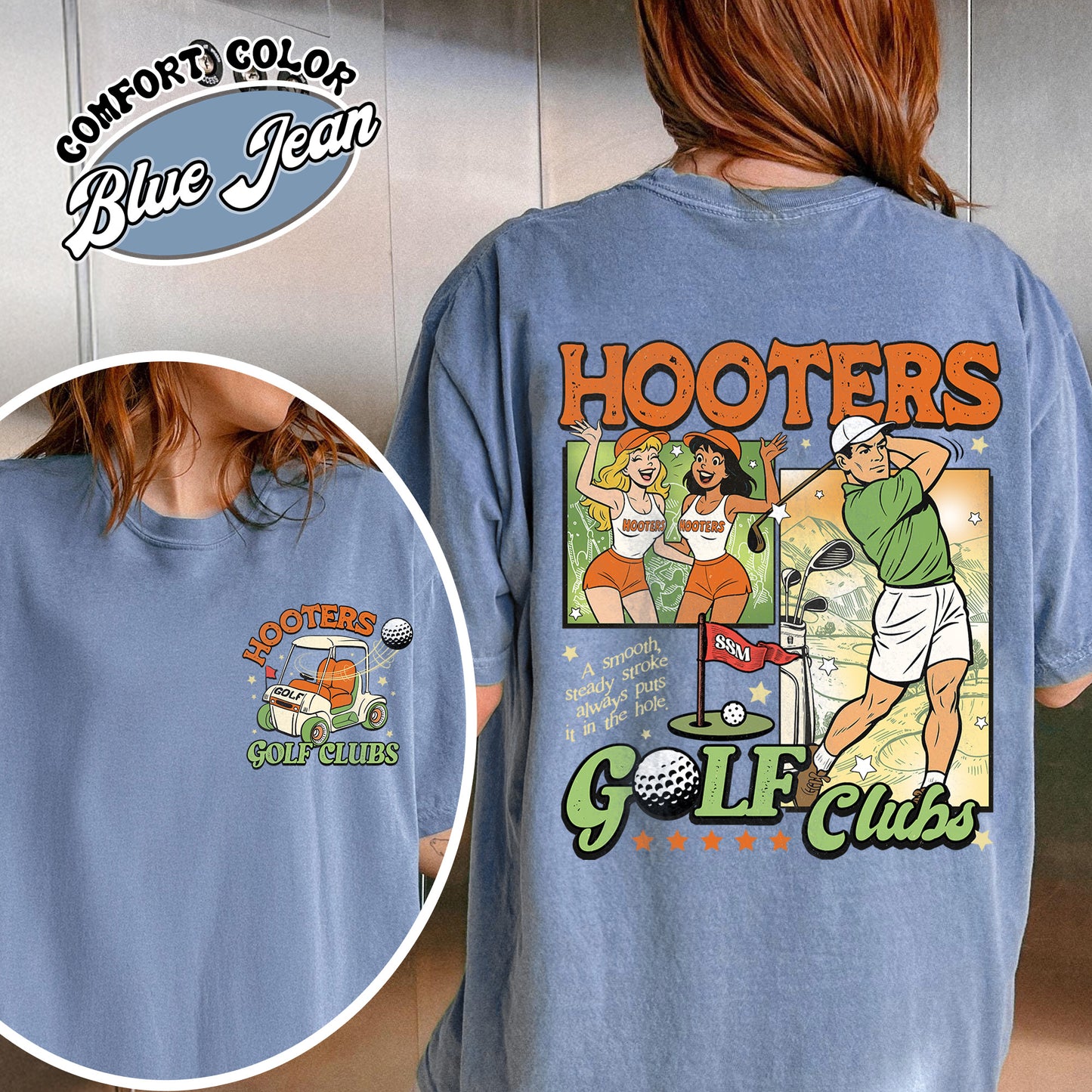 Hooters Golf Club Tshirt, PGA Championship Shirt, Golf Tournament Shirt, Augusta National Golf Classic Shirt, Masters Golf T-Shirt, Gift for Men