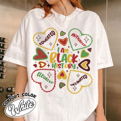 Human Rights Comfort Color Shirt, Educated Motivated Elevated Shirt, Black History Shirt, Black Pride Shirt