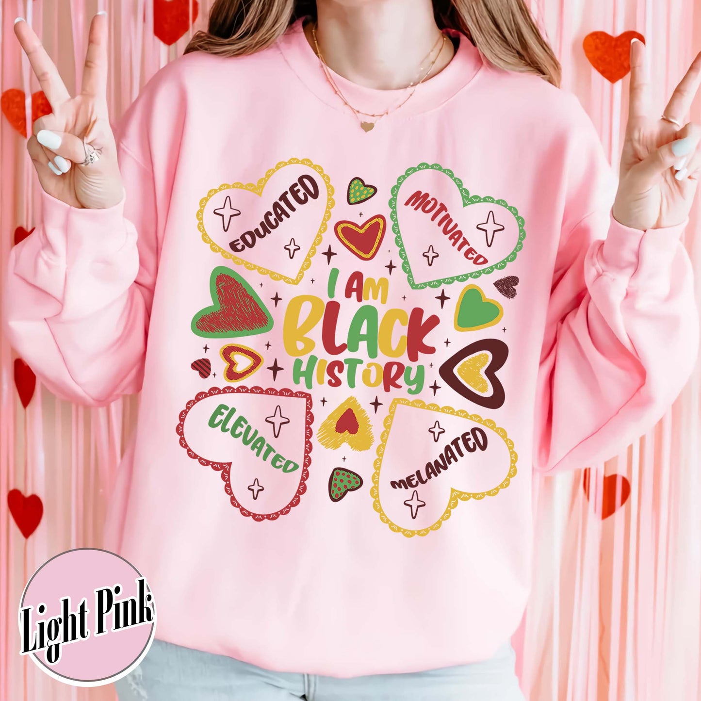 Human Rights Sweatshirt, Educated Motivated Elevated Sweatshirt, Black History Sweatshirt, Black Pride Sweatshirt