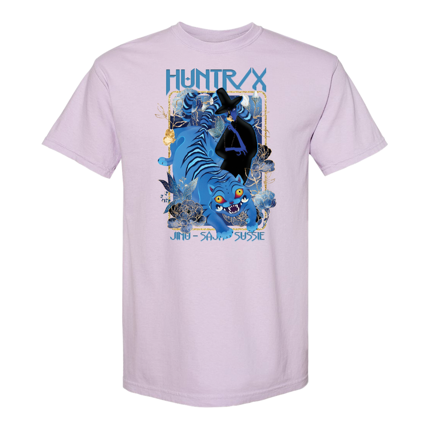 Hunters Tiger Comfort Colors Shirt,Demon Hunter Tiger Shirt,Derpy the Tiger,Bird Demon Hunter Tiger Tee, Kpop Demon Hunters Shirt