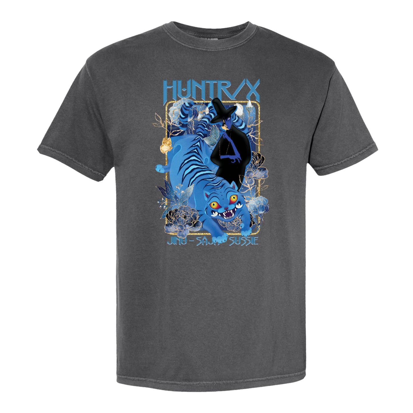 Hunters Tiger Comfort Colors Shirt,Demon Hunter Tiger Shirt,Derpy the Tiger,Bird Demon Hunter Tiger Tee, Kpop Demon Hunters Shirt