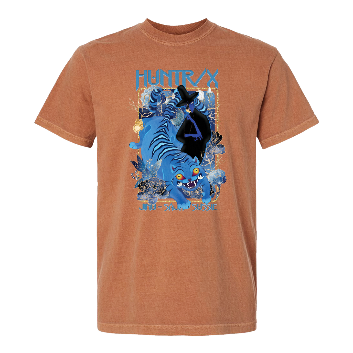 Hunters Tiger Comfort Colors Shirt,Demon Hunter Tiger Shirt,Derpy the Tiger,Bird Demon Hunter Tiger Tee, Kpop Demon Hunters Shirt