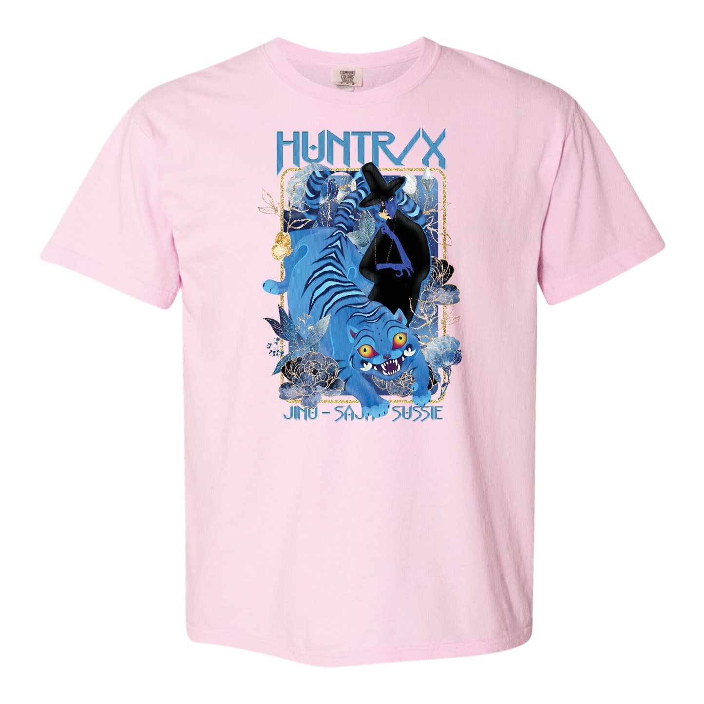 Hunters Tiger Comfort Colors Shirt,Demon Hunter Tiger Shirt,Derpy the Tiger,Bird Demon Hunter Tiger Tee, Kpop Demon Hunters Shirt