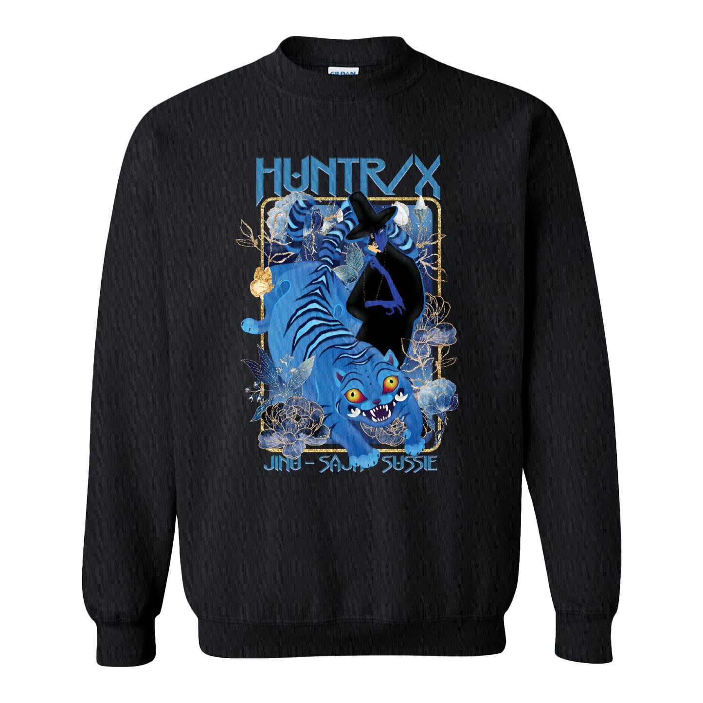 Hunters Tiger Sweatshirt,Demon Hunter Tiger Sweatshirt,Derpy the Tiger,Bird Demon Hunter Tiger Sweatshirt, Kpop Demon Hunters Sweatshirt