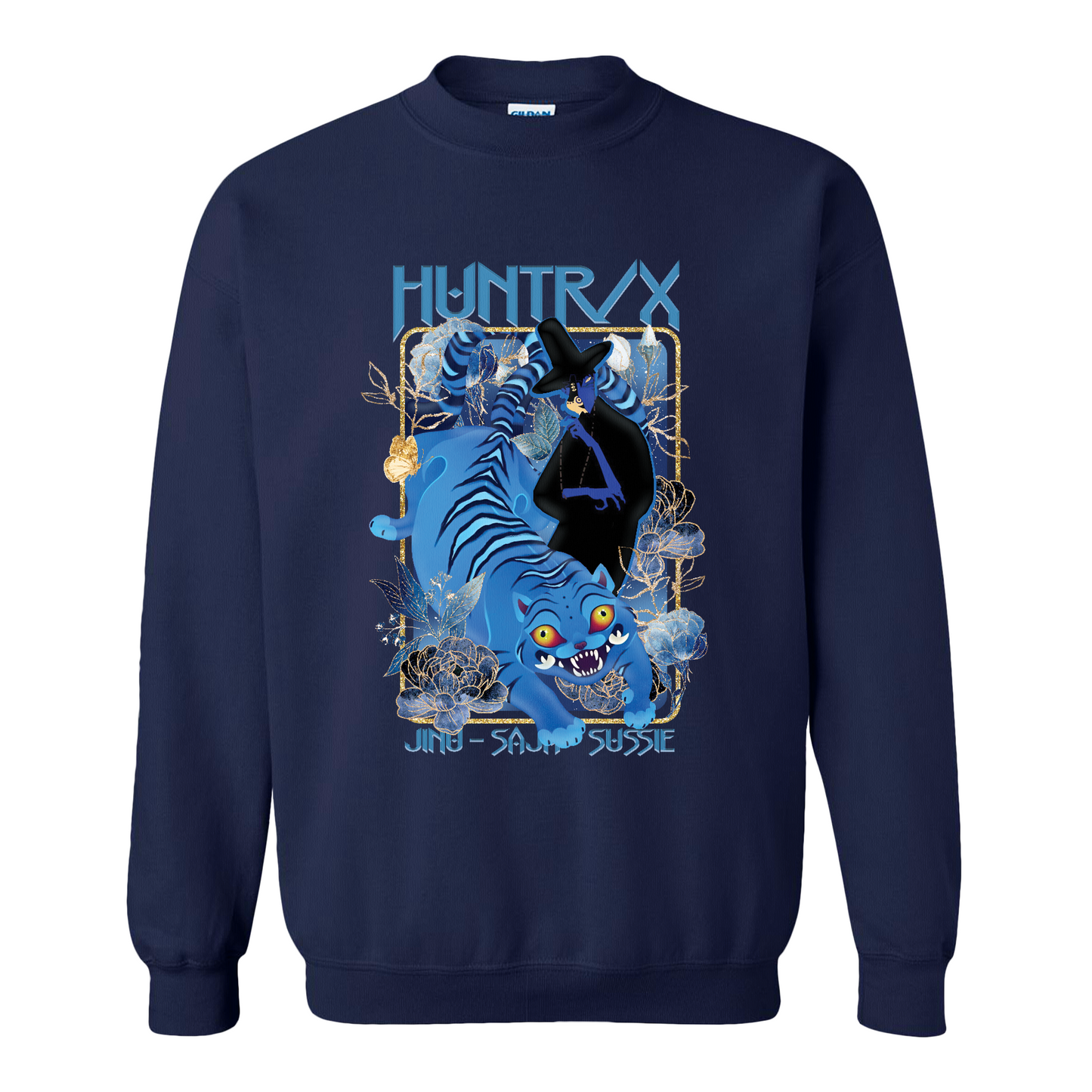 Hunters Tiger Sweatshirt,Demon Hunter Tiger Sweatshirt,Derpy the Tiger,Bird Demon Hunter Tiger Sweatshirt, Kpop Demon Hunters Sweatshirt