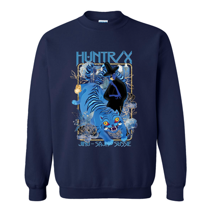 Hunters Tiger Sweatshirt,Demon Hunter Tiger Sweatshirt,Derpy the Tiger,Bird Demon Hunter Tiger Sweatshirt, Kpop Demon Hunters Sweatshirt