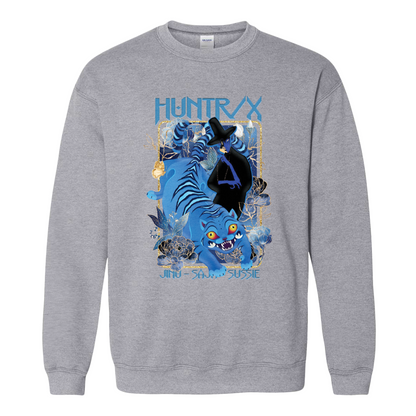 Hunters Tiger Sweatshirt,Demon Hunter Tiger Sweatshirt,Derpy the Tiger,Bird Demon Hunter Tiger Sweatshirt, Kpop Demon Hunters Sweatshirt