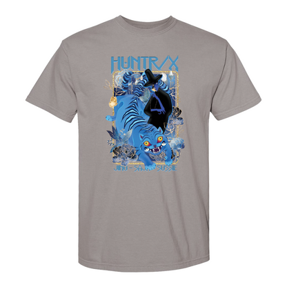 Hunters Tiger Comfort Colors Shirt,Demon Hunter Tiger Shirt,Derpy the Tiger,Bird Demon Hunter Tiger Tee, Kpop Demon Hunters Shirt