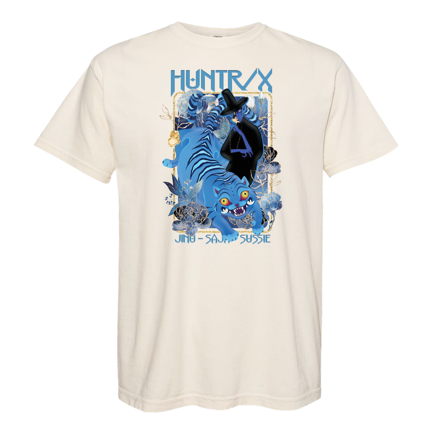 Hunters Tiger Comfort Colors Shirt,Demon Hunter Tiger Shirt,Derpy the Tiger,Bird Demon Hunter Tiger Tee, Kpop Demon Hunters Shirt