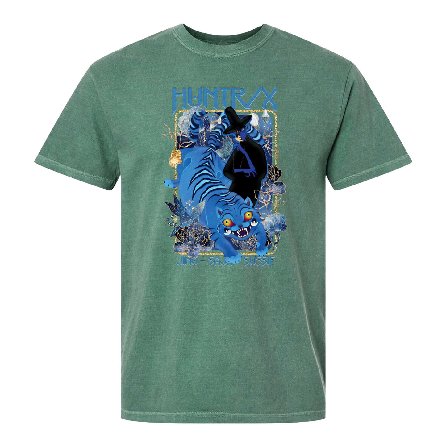 Hunters Tiger Comfort Colors Shirt,Demon Hunter Tiger Shirt,Derpy the Tiger,Bird Demon Hunter Tiger Tee, Kpop Demon Hunters Shirt
