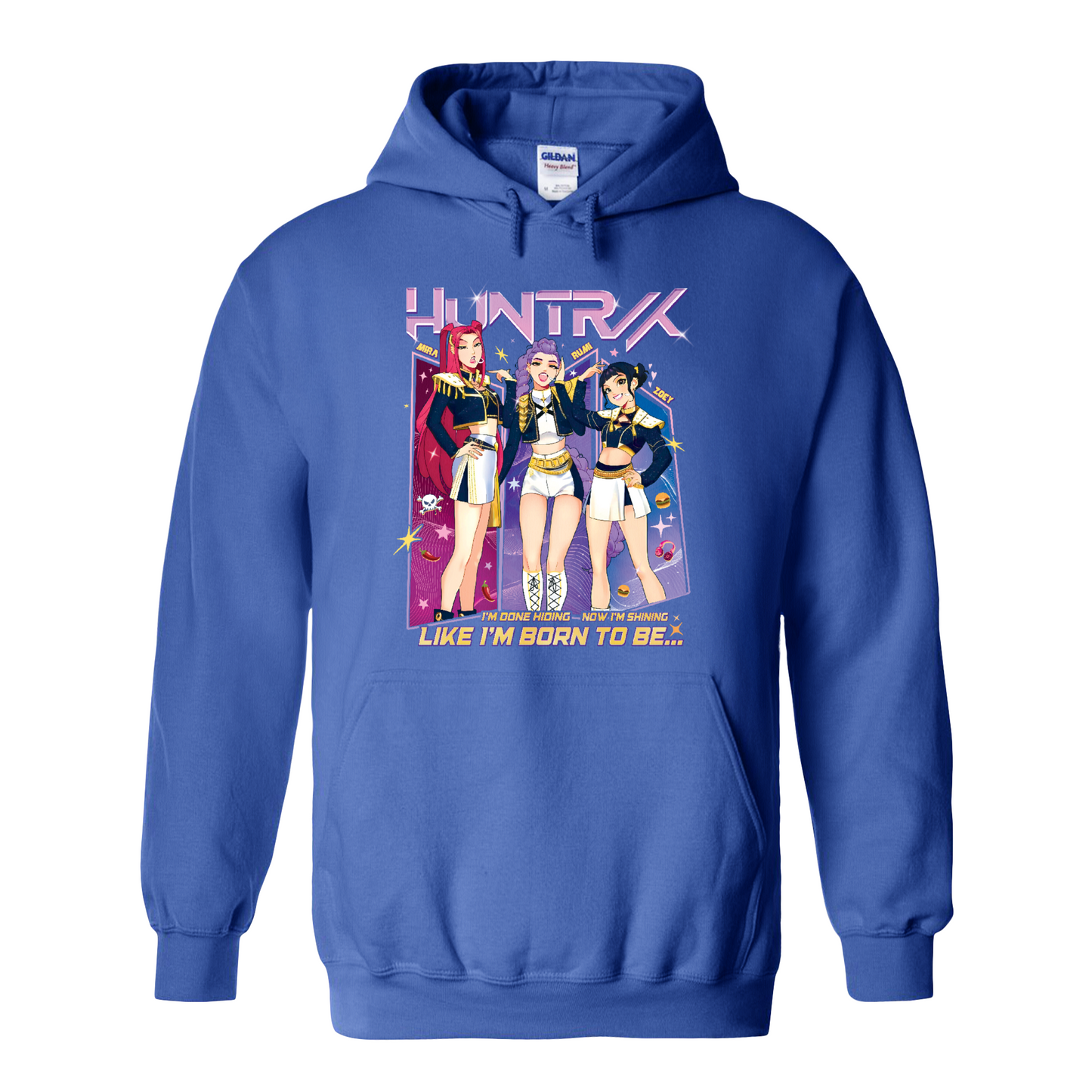 Huntrix Demon Hunters Hoodie, Kpop Anime Girl Hoodie, Saja Girls Fan Hoodie, Kpop Huntrix Merch, Kpop Lover Gift for Fans
