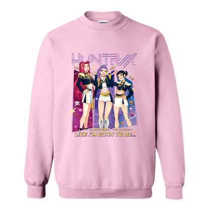 Huntrix Demon Hunters Sweatshirt, Kpop Anime Girl Sweatshirt, Saja Girls Fan Sweatshirt, Kpop Huntrix Merch, Kpop Lover Gift for Fans